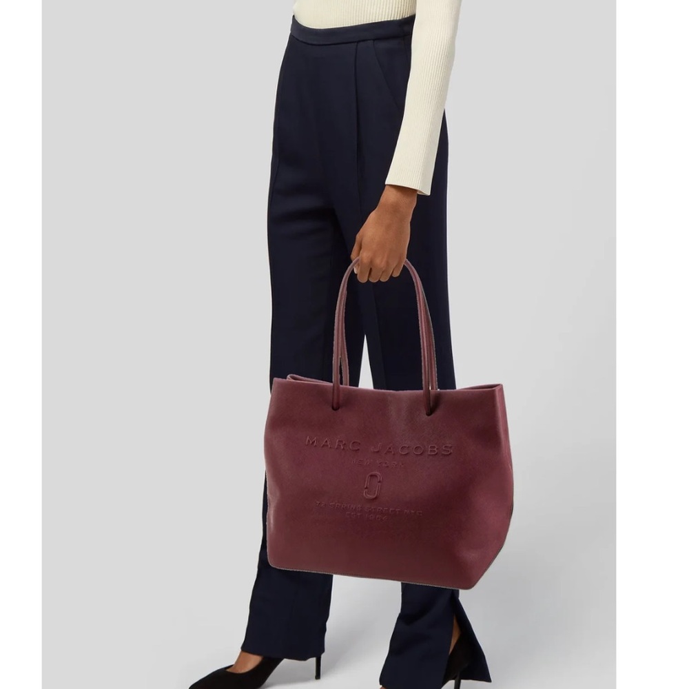 Marc Jacobs Burgundy Tote Bag